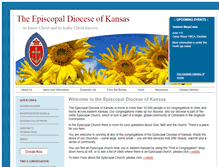 Tablet Screenshot of episcopal-ks.org